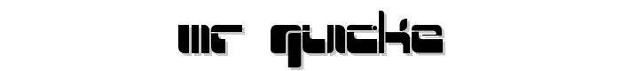 Mr Quicke font